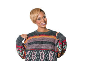woman wearing sweater 