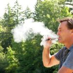 man vaping 